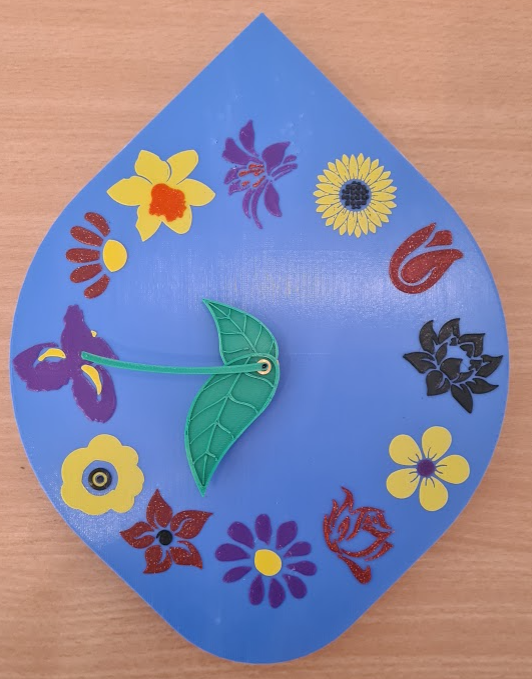 Miniatura 5 do modelo 3D Flower Clock