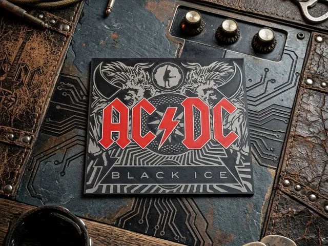 AC/DC wall decorations.