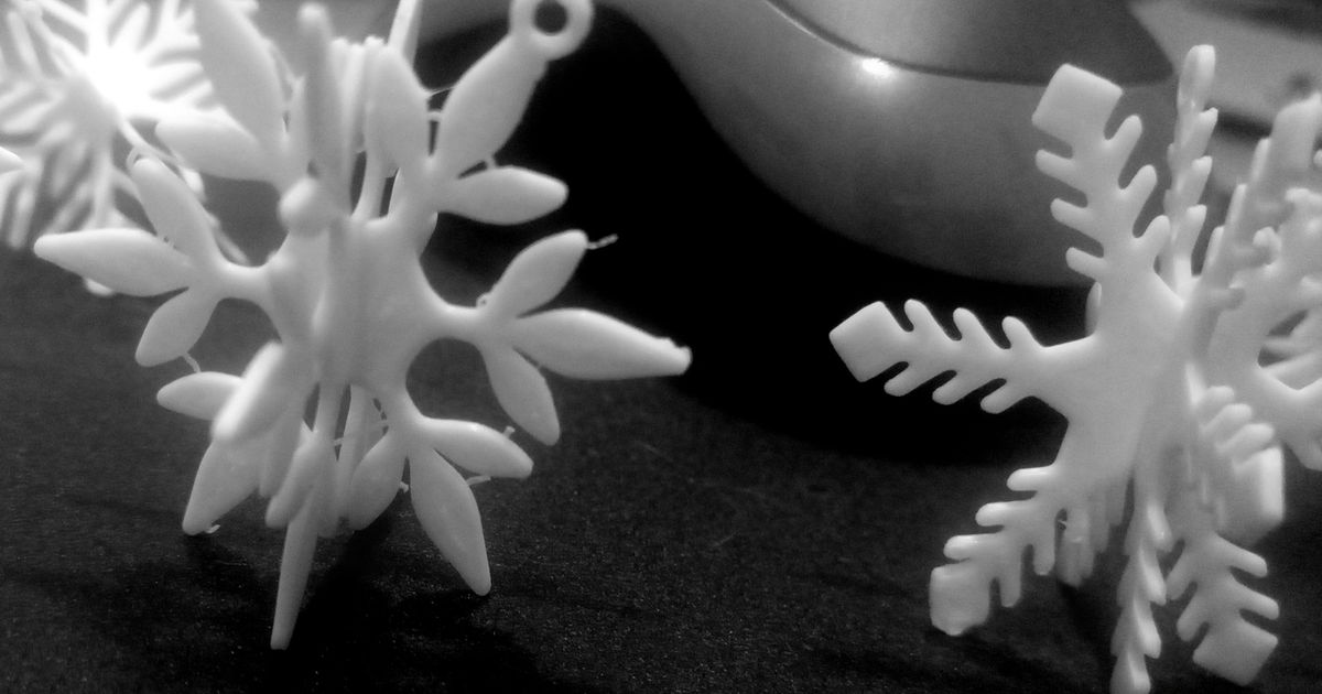 Joinable Christmas Snowflake Ornaments by Attila | Download free STL ...