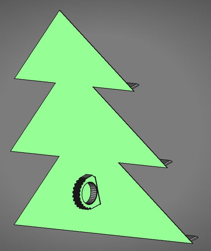 Miniatura 2 do modelo 3D Christmas Tree Display Stand
