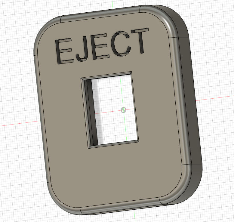 Eject cover for Frunk release by Matt Kay | Download free STL model ...