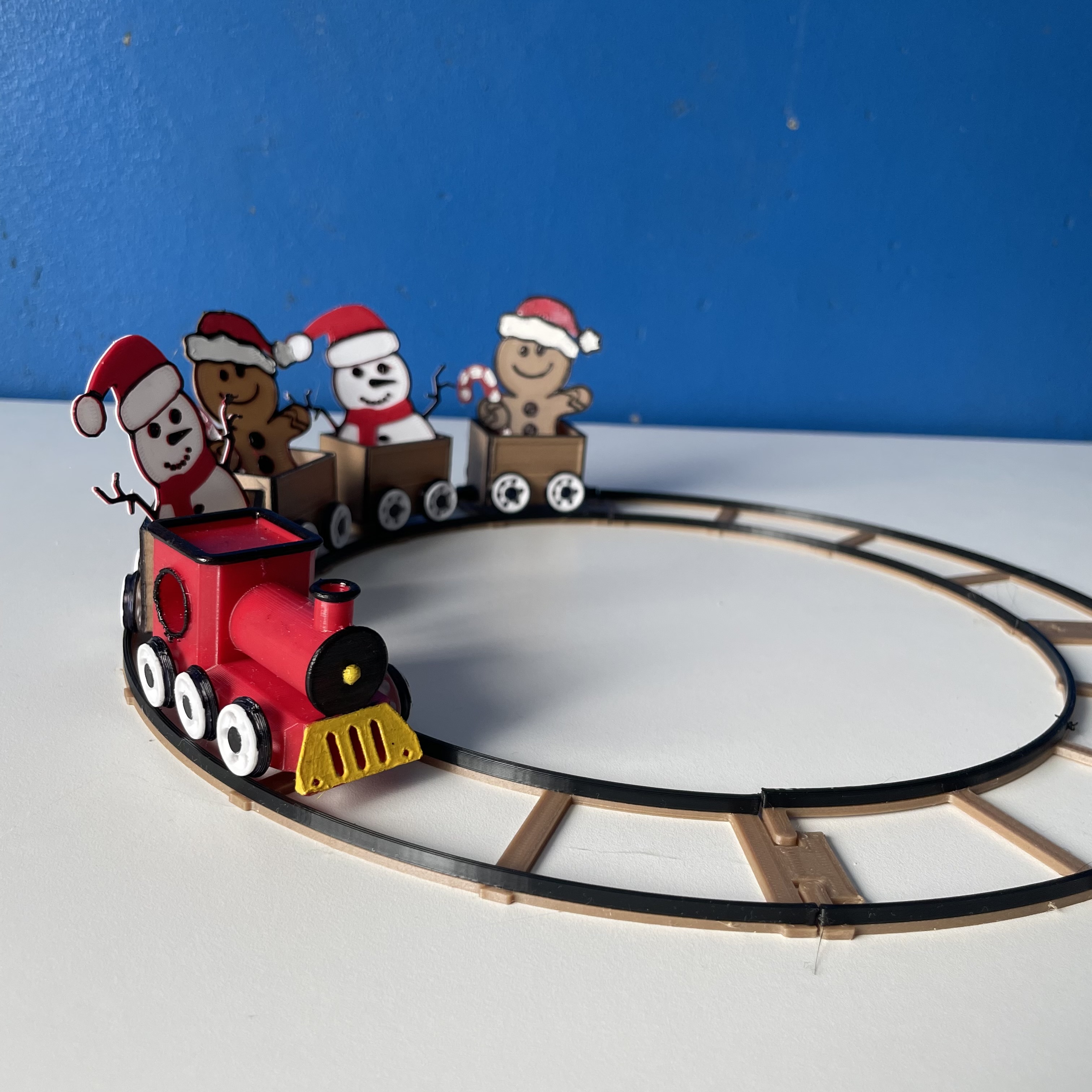 Santas Christmas express train by Noob 3D Lab Download free STL model