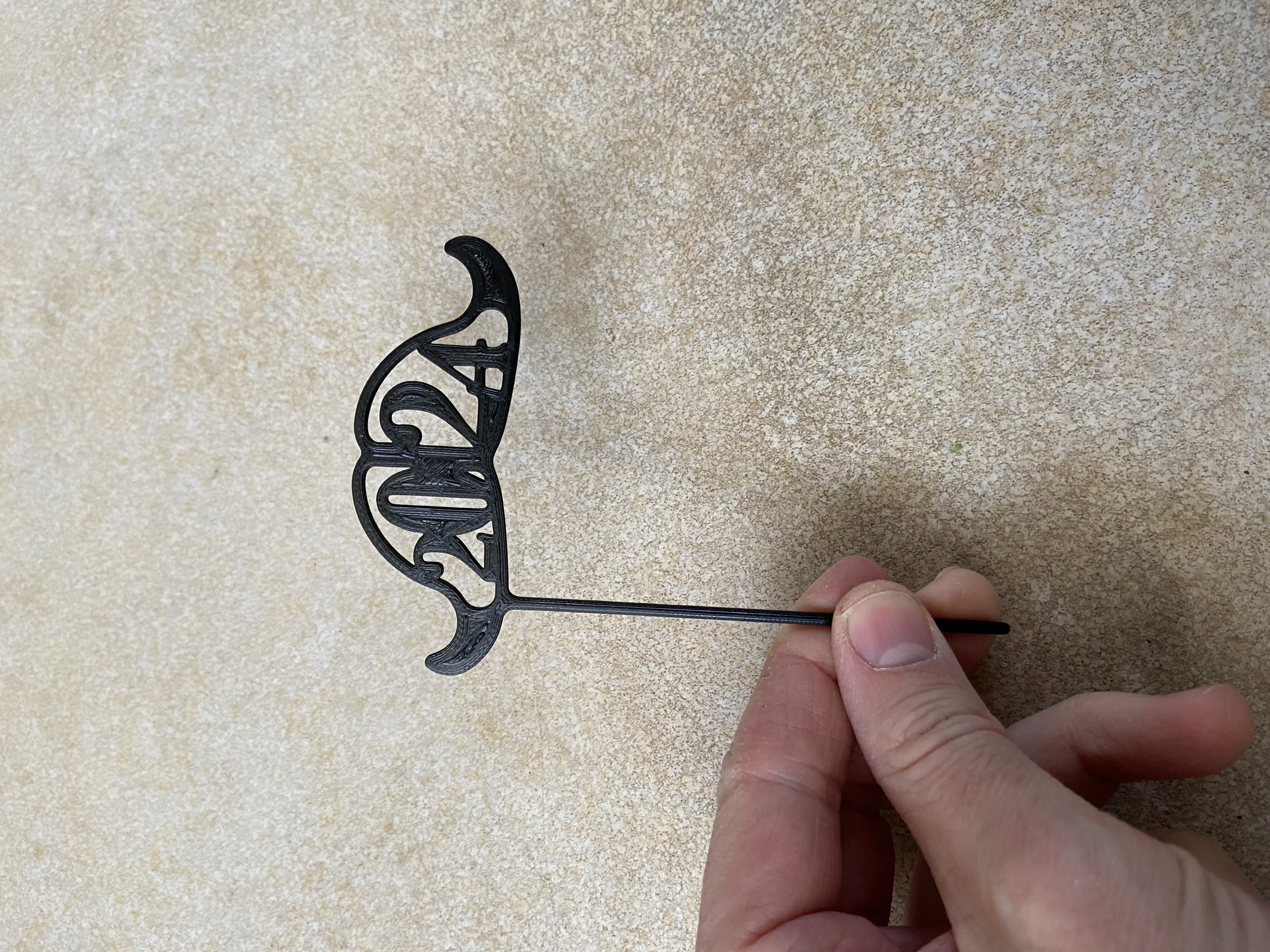2024 New Year Mustache