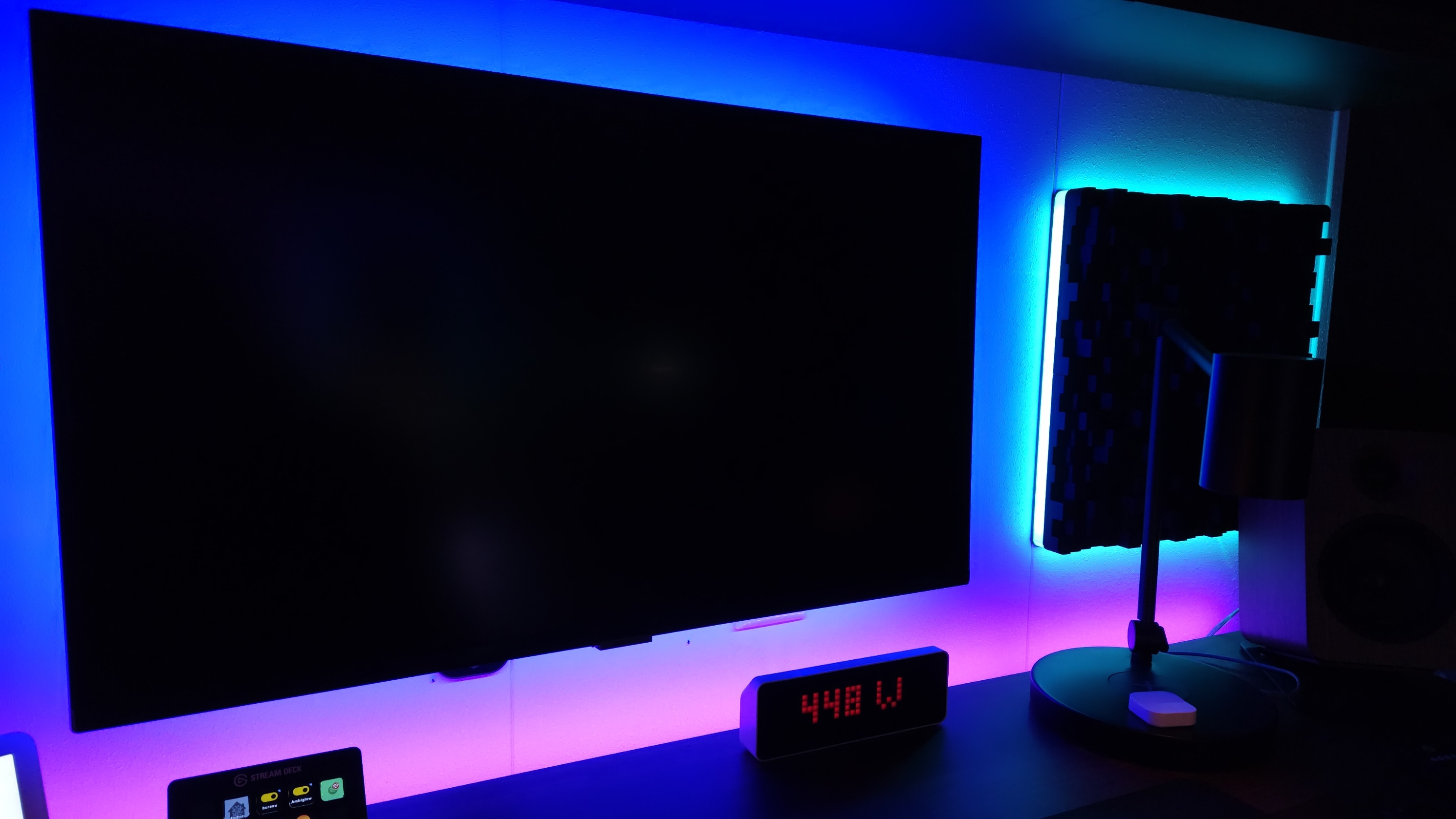 Miniatura 10 do modelo 3D Acoustic Diffuser Panels with (or without) LED-lighting