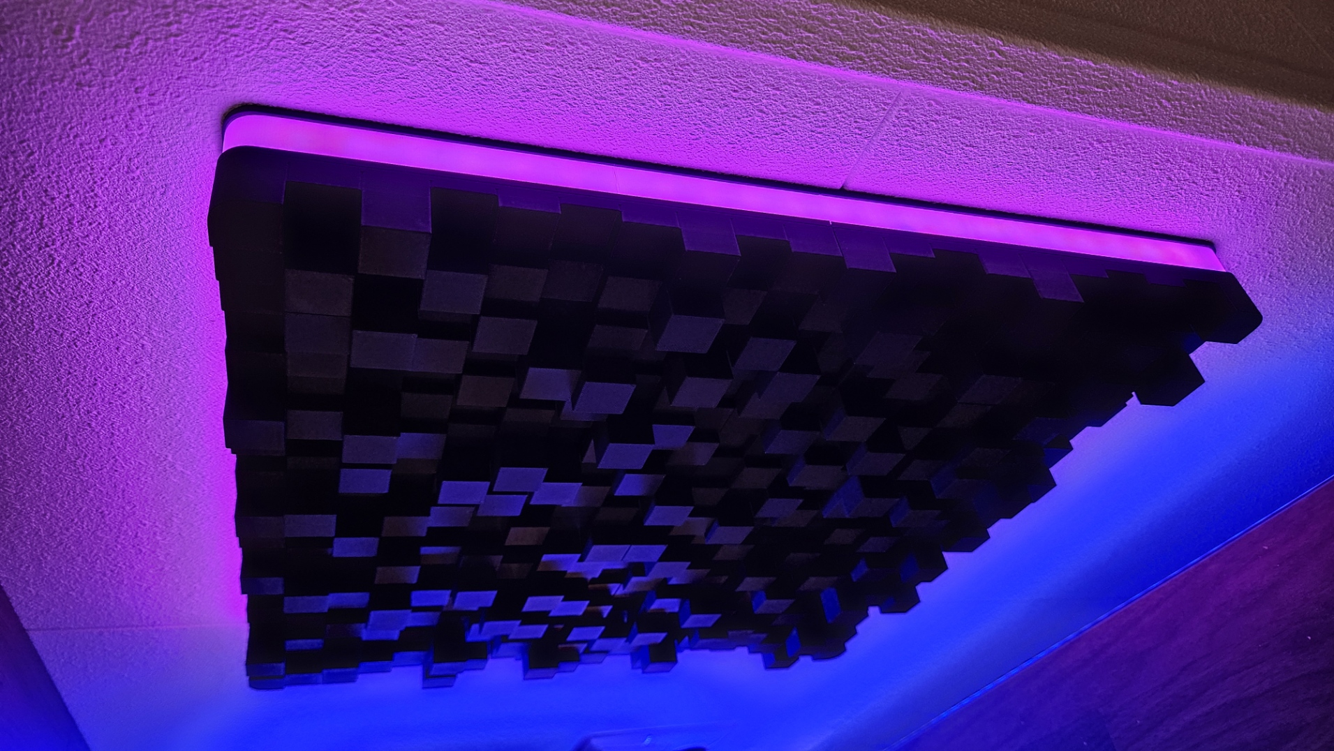 Miniatura 7 do modelo 3D Acoustic Diffuser Panels with (or without) LED-lighting