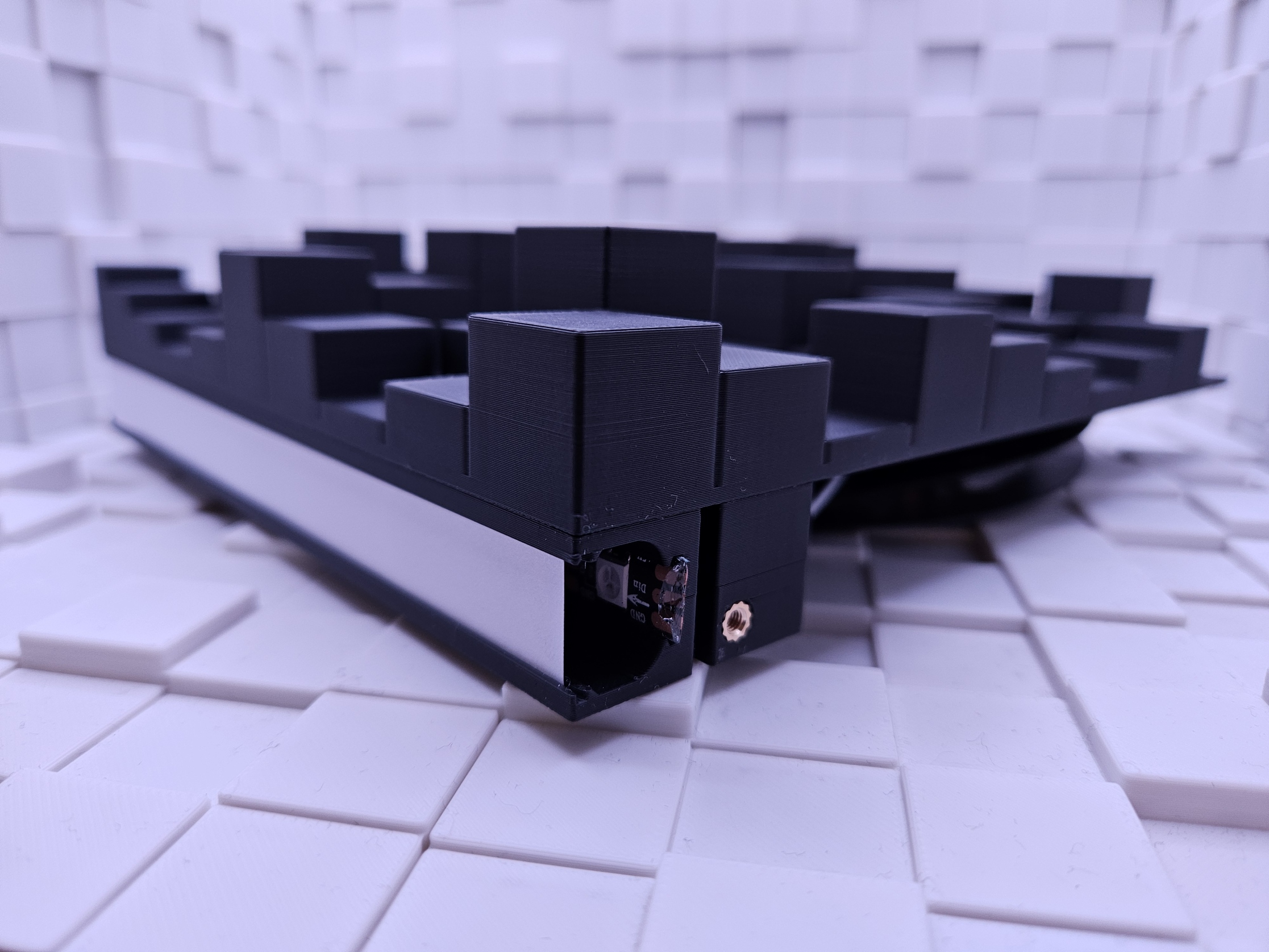 Miniatura 19 do modelo 3D Acoustic Diffuser Panels with (or without) LED-lighting