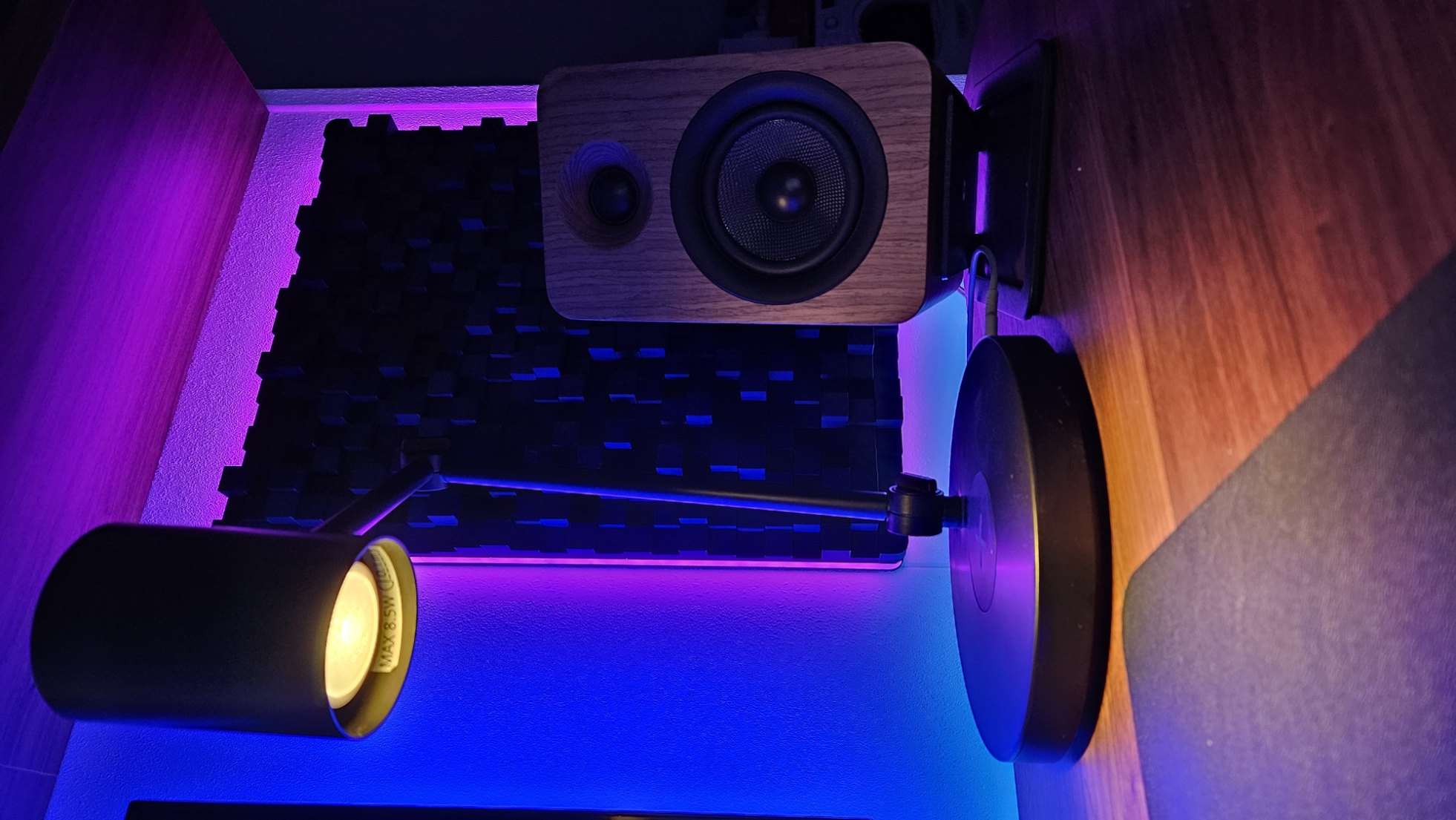 Miniatura 4 do modelo 3D Acoustic Diffuser Panels with (or without) LED-lighting