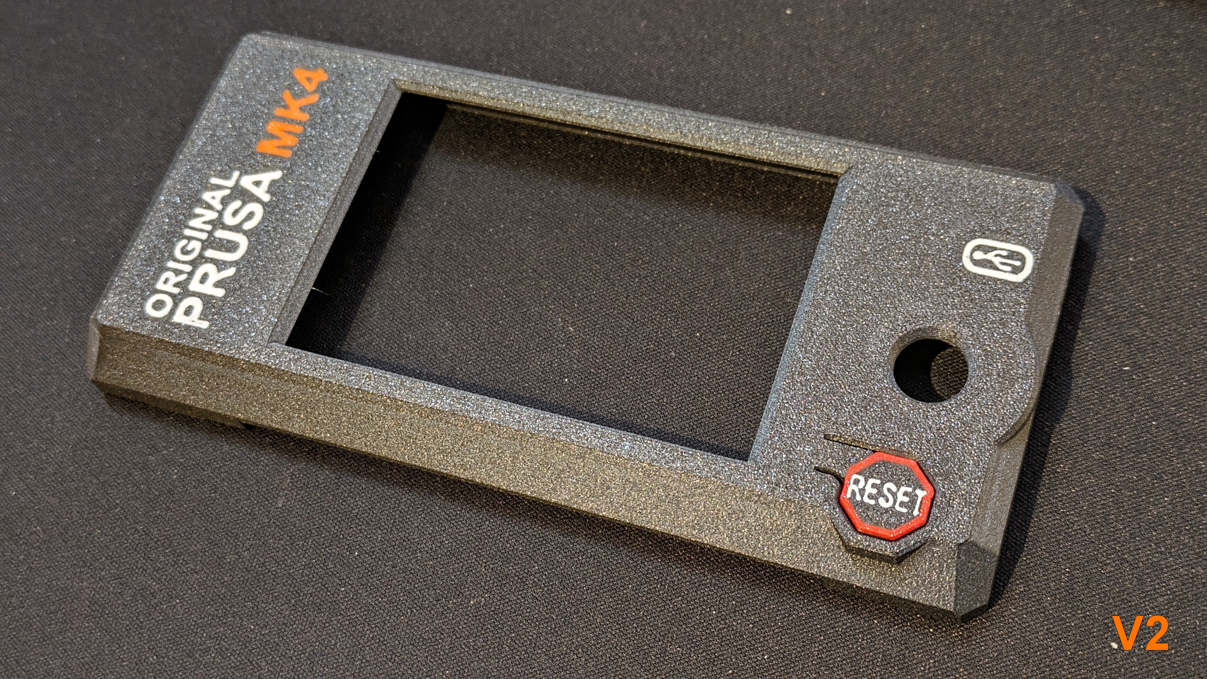 Prusa MK4 Multicolor LCD Bezel V3
