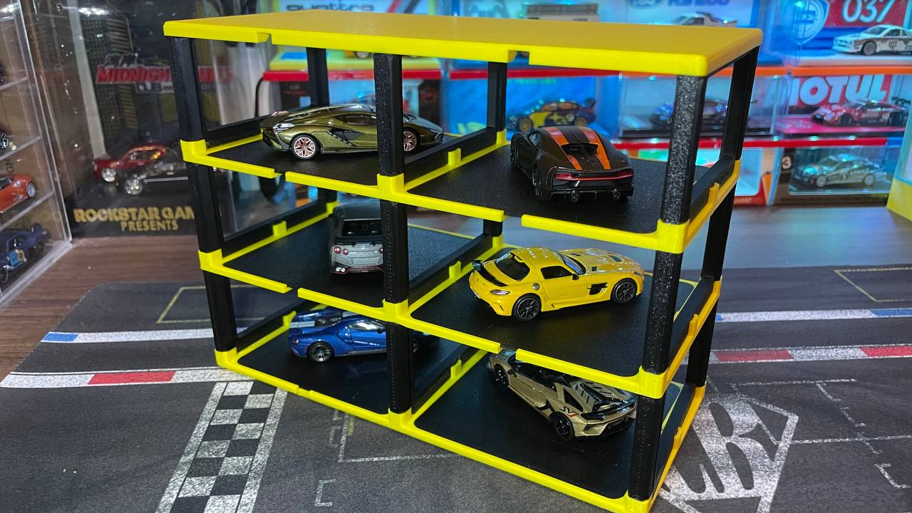 Simple Car Display Rack for Hot Wheels & 1/64 Cars by GigaPenguin