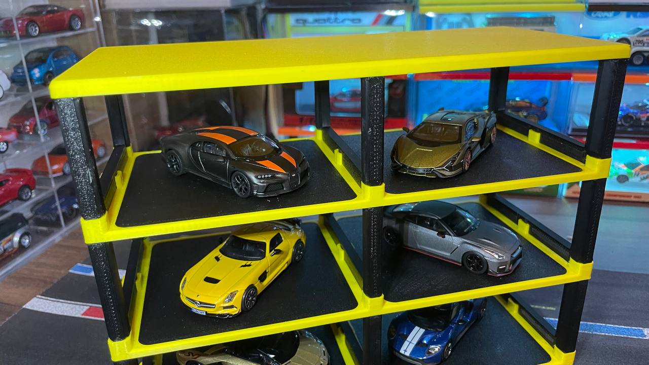 Simple Car Display Rack for Hot Wheels & 1/64 Cars by GigaPenguin