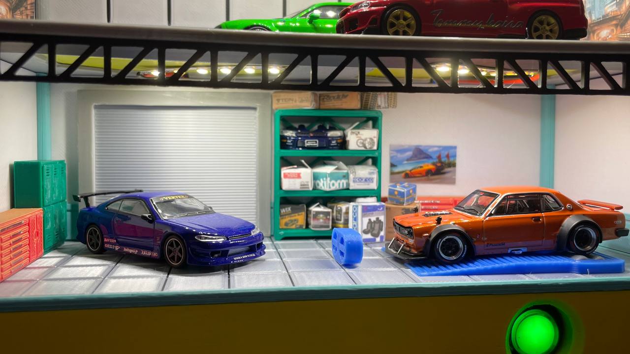 2 In 1 Themed Diorama Stack (for Hot Wheels & 1/64 Scale) by ...