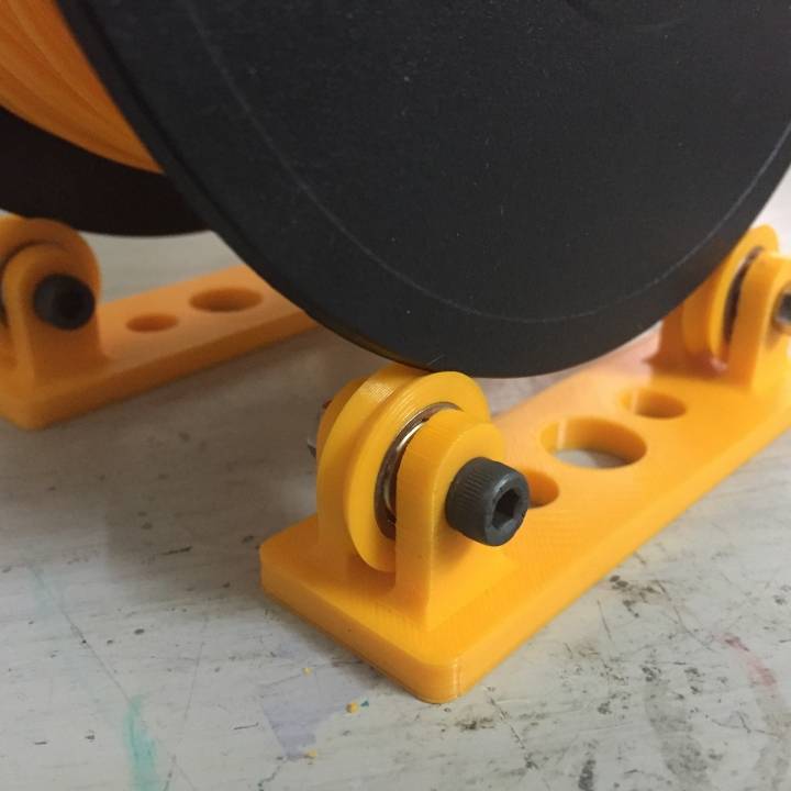 Filament Spool Holder Roller By Mișu Download Free Stl Model 5985