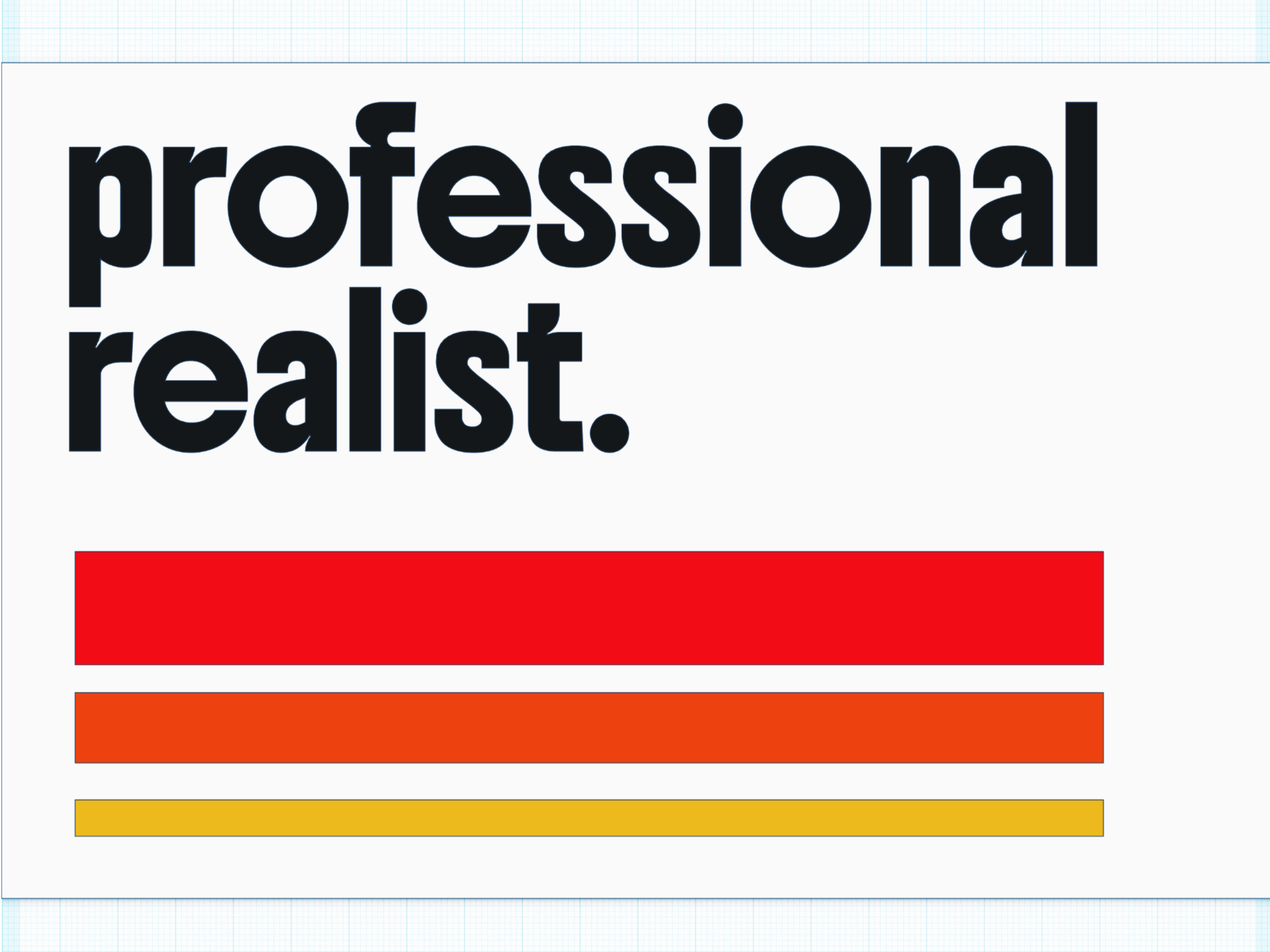 Professional Realist – Wall Plate