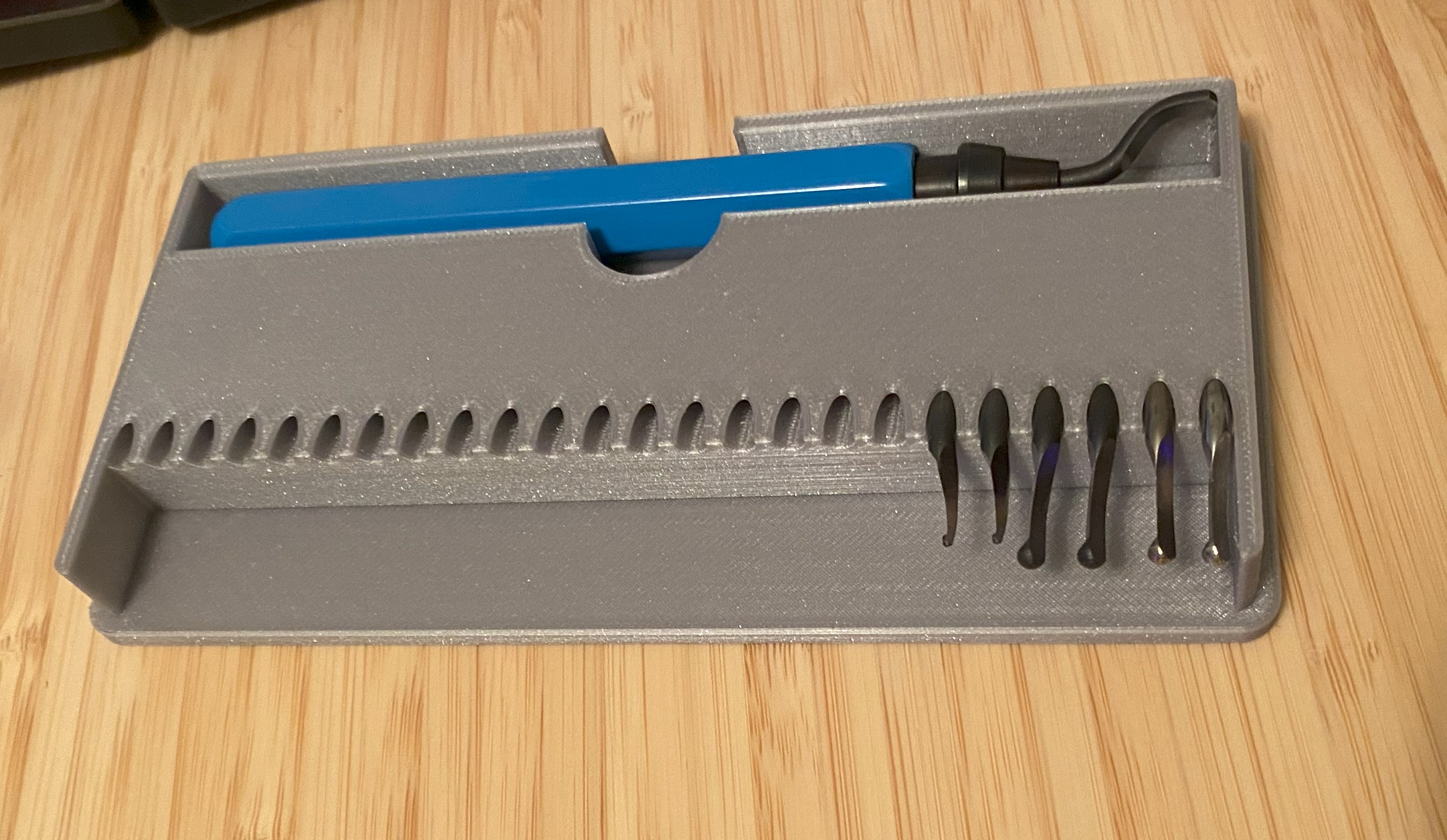 Deburring Tool Organizer by JSims Printing Download free STL model