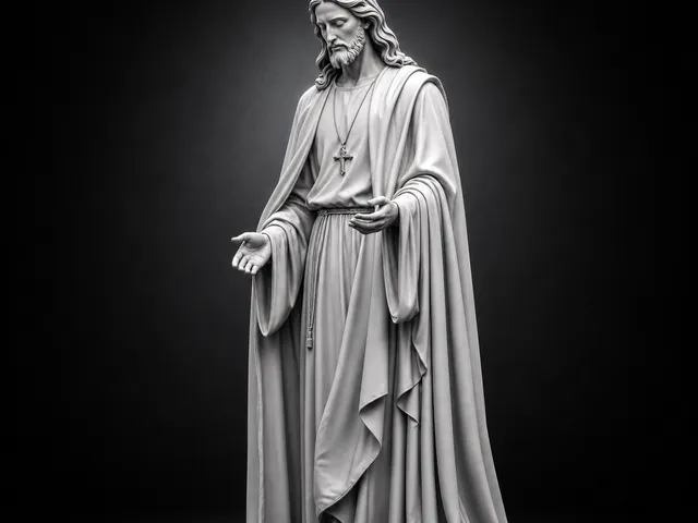 Jesus Christ Statue STL | Christian Religious Sculpture | Catholic 3D Print Model