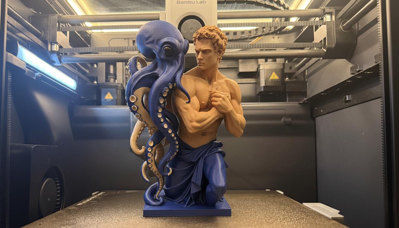 Man Carrying Octopus
