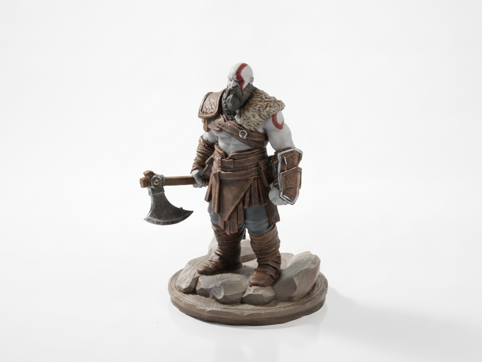 Kratos Figurine Gaming Collectible 3D Printable