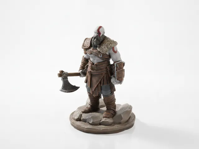 Kratos Figurine Gaming Collectible 3D Printable