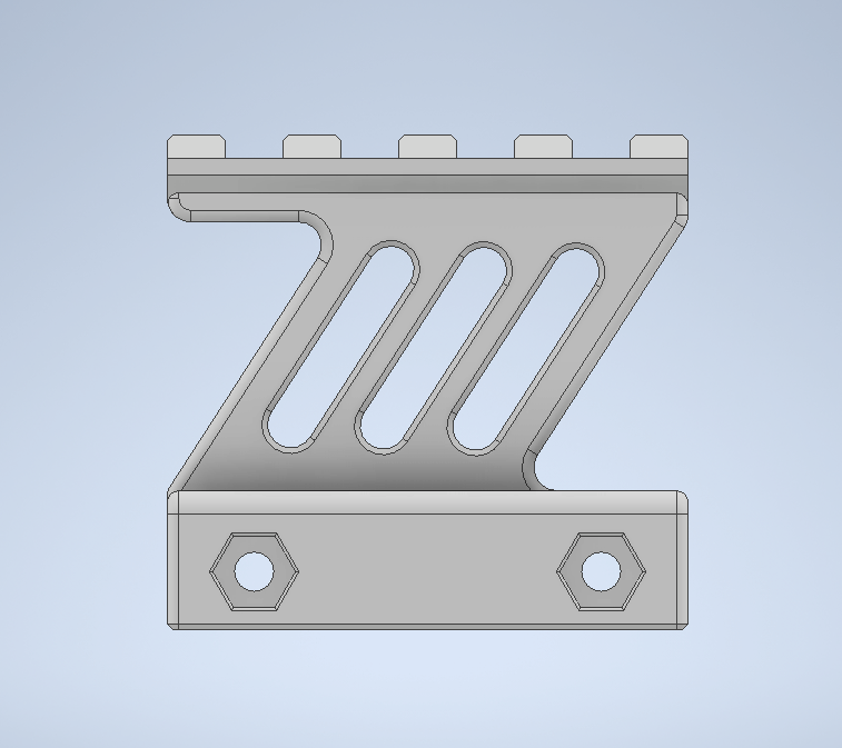 Powerpoint Riser Stl sight riser picatinny por nicofir3 | Descargar modelo STL gratuito ...