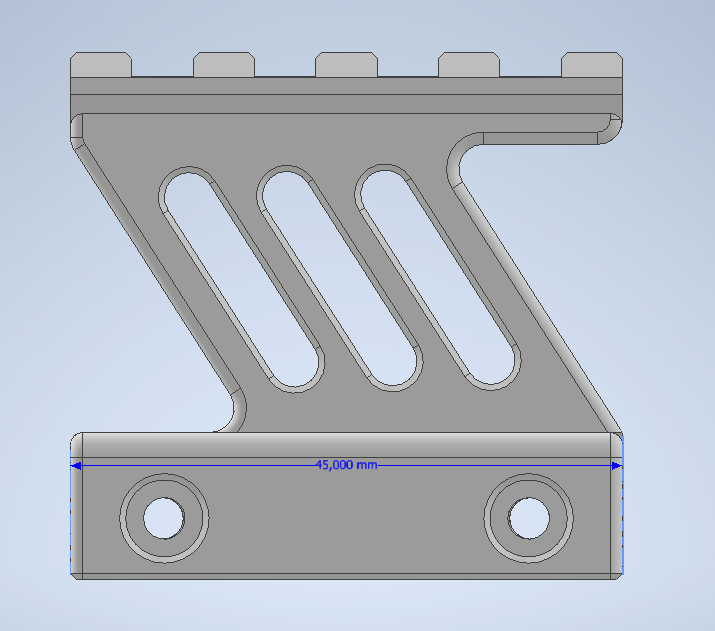 Scope Riser Stl sight riser picatinny by nicofir3 | Download free STL model ...