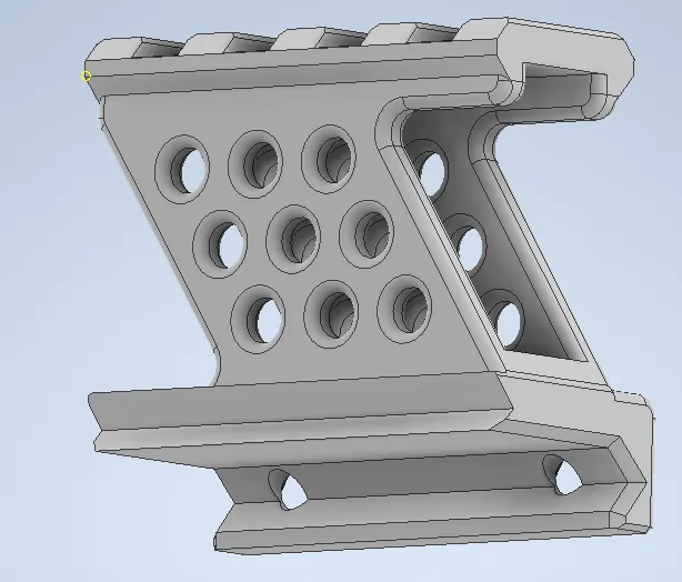 sight riser picatinny by nicofir3 | Download free STL model ...