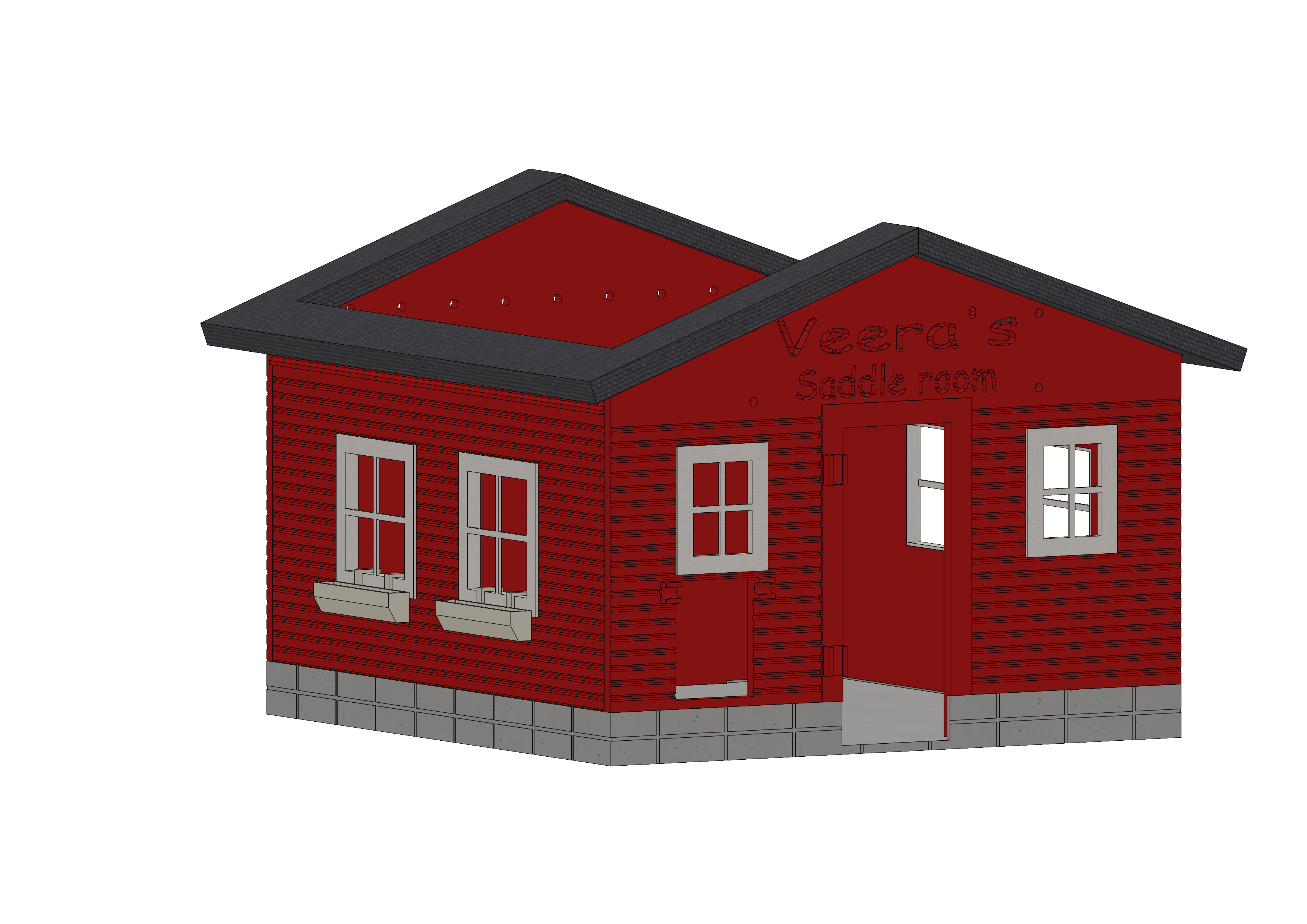 Saddle room for Schleich play
