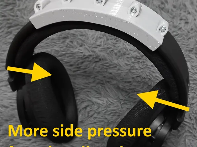 Phillips SHP9500 headband fix for more side pressure