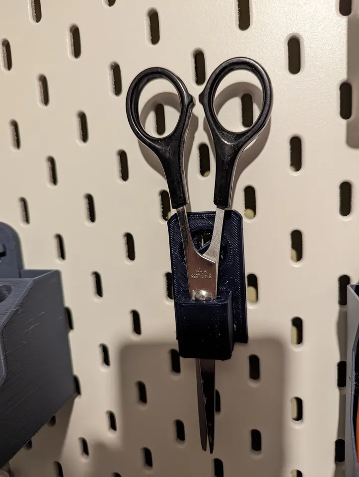 Scissor holder for IKEA Skadis by AK | Download free STL model ...