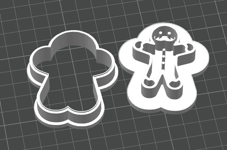 Moustache gingerbread cutter