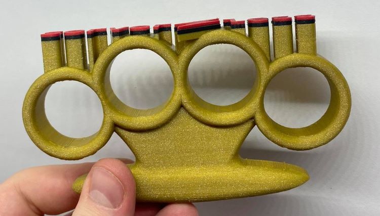 Miniatura 3 do modelo 3D Serverless Brass Knuckles