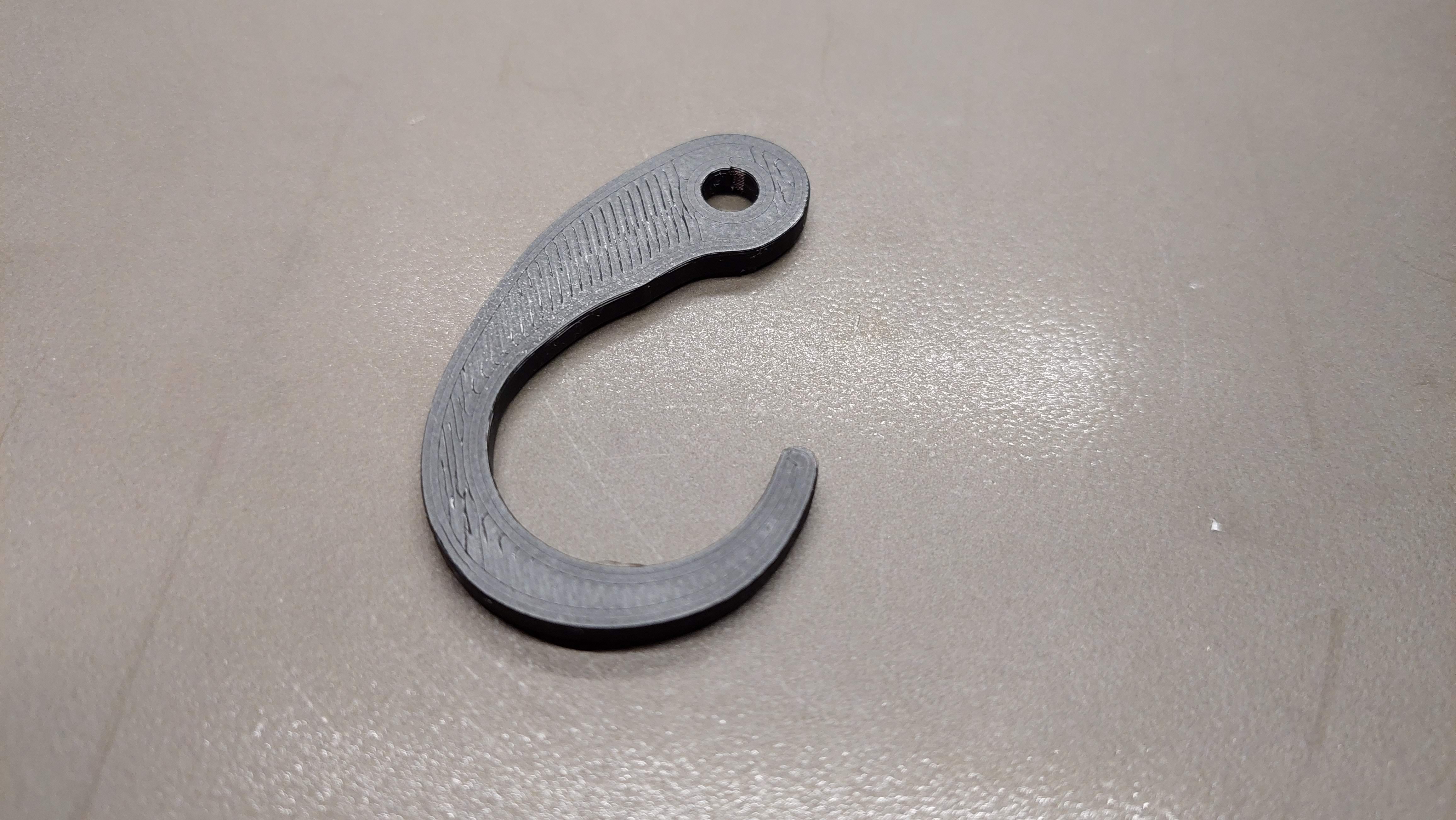 Miniatura 3 do modelo 3D hook for stroller bag