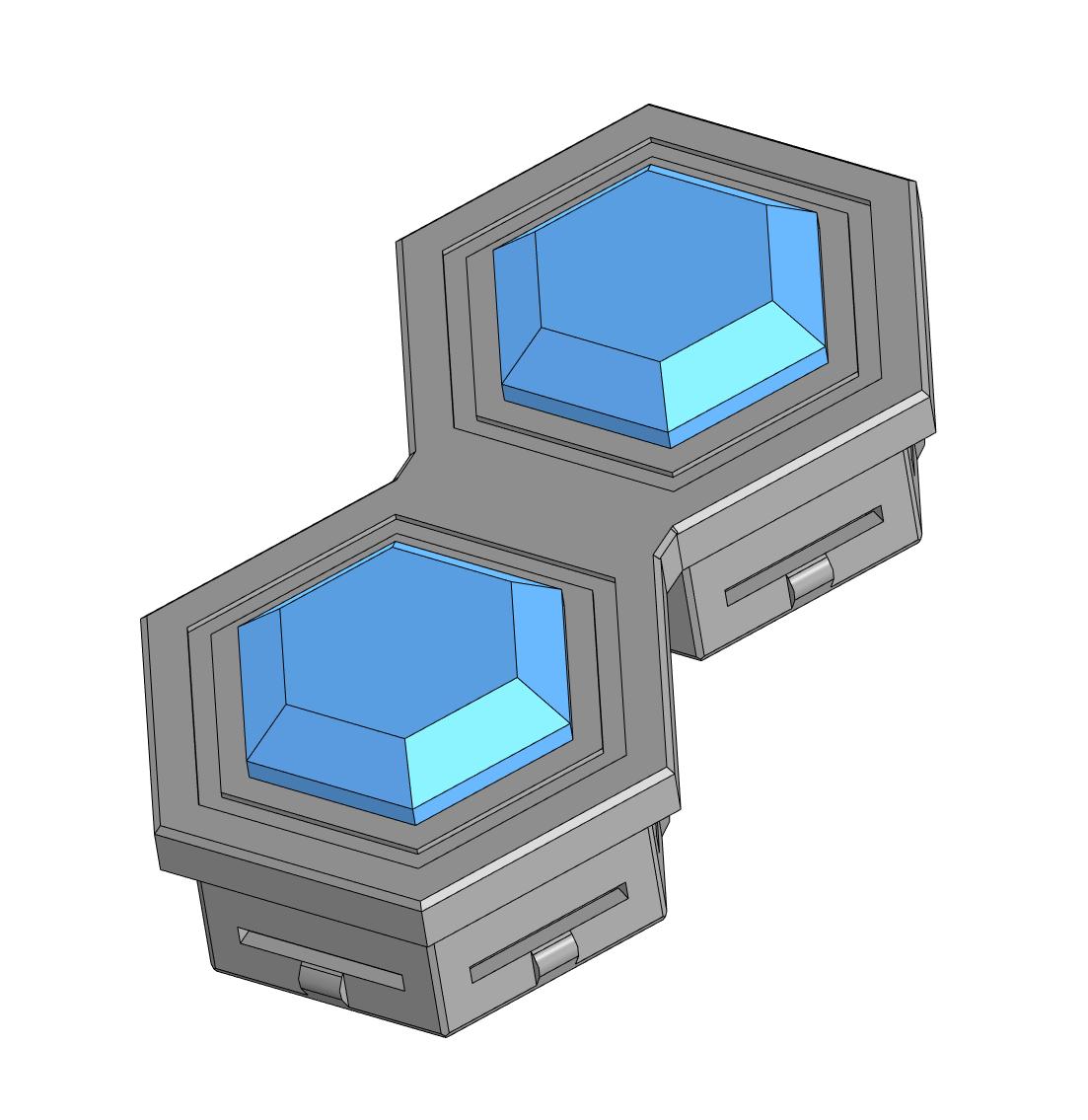 Honey comb wall connector plug