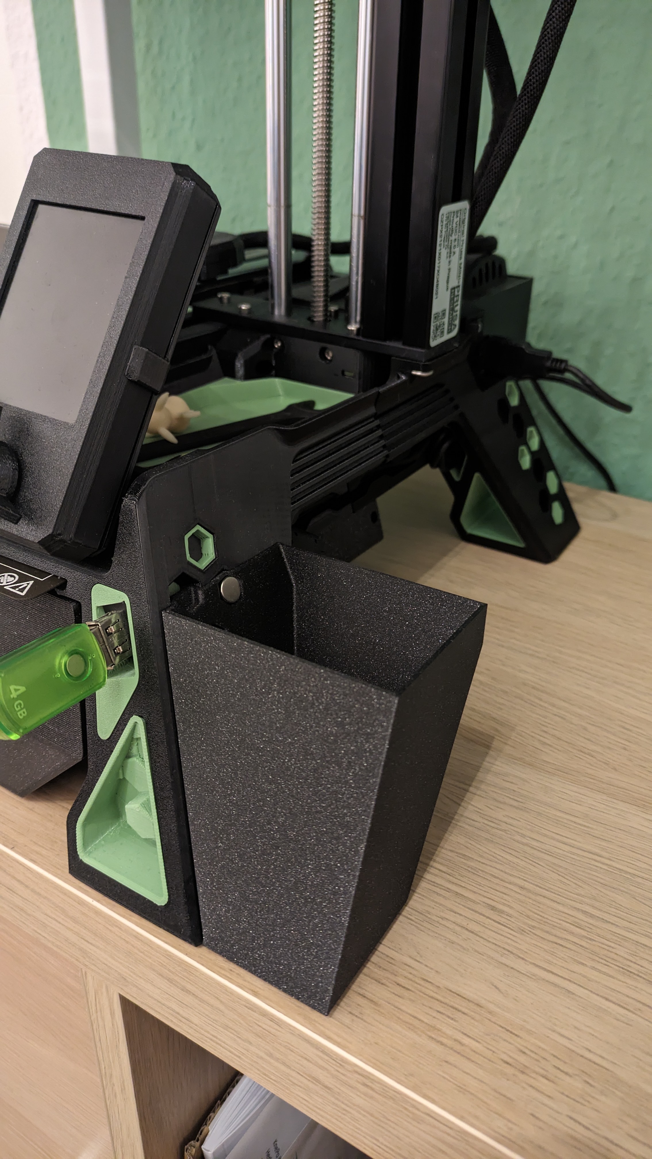 Waste Bin / Trash Bin for Prusa Mini Base from David Warboss