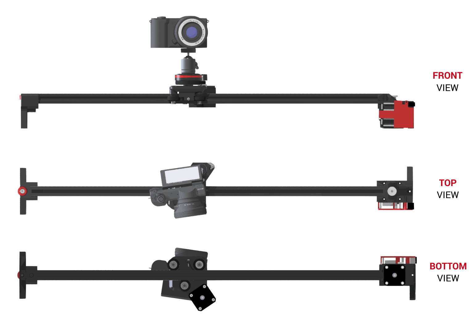Motorized and remotely controlled camera slider (with object tracking)