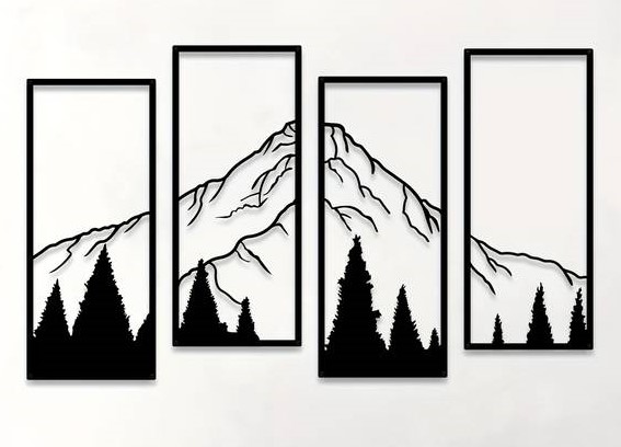 Mountain Wall Art by Jack Whelan | Download free STL model | Printables.com