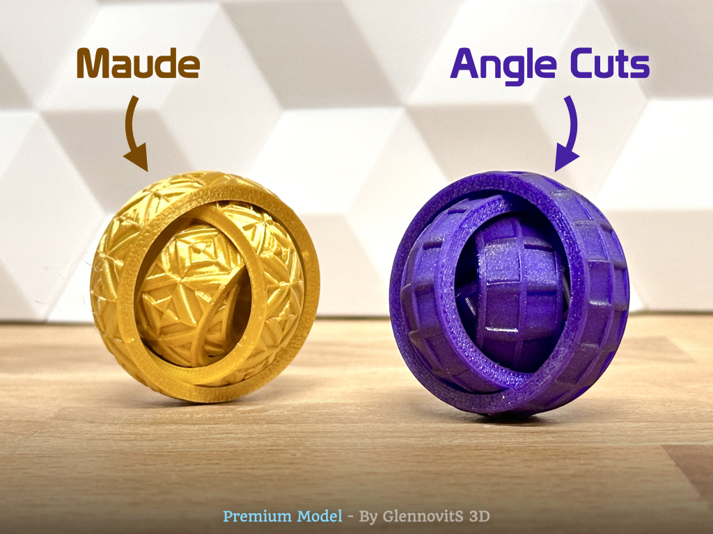 Tactile Fidget Rings (Premium supporter pack - spinning fun toy) by ...