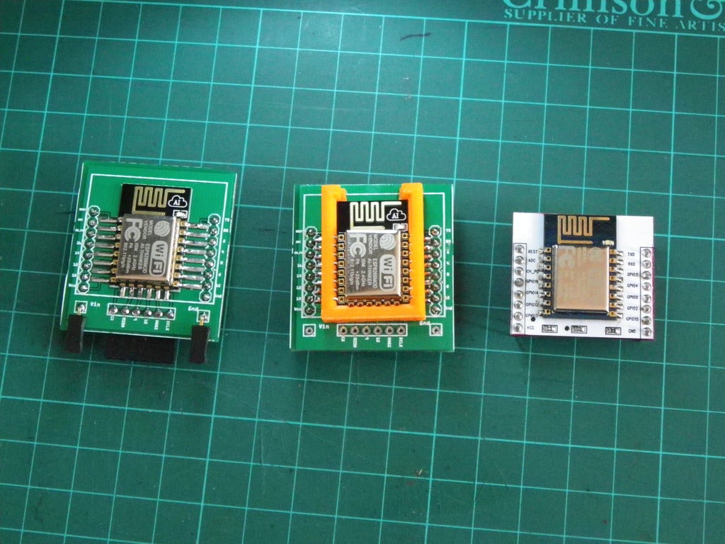 Miniatura 9 do modelo 3D Customisable Module Socket for ESP8266 HC-05 etc