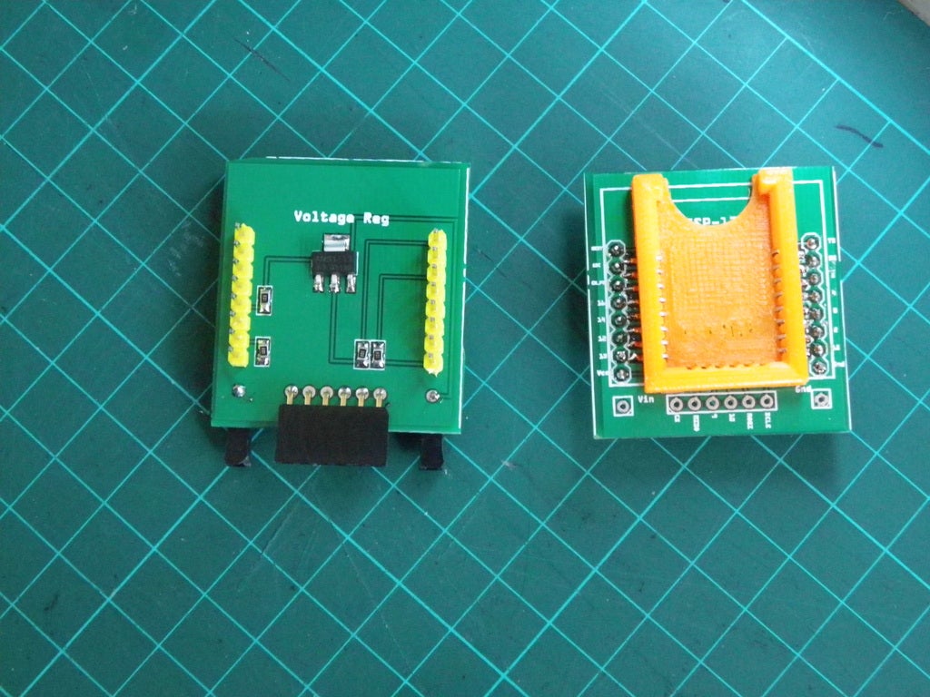 Miniatura 10 do modelo 3D Customisable Module Socket for ESP8266 HC-05 etc