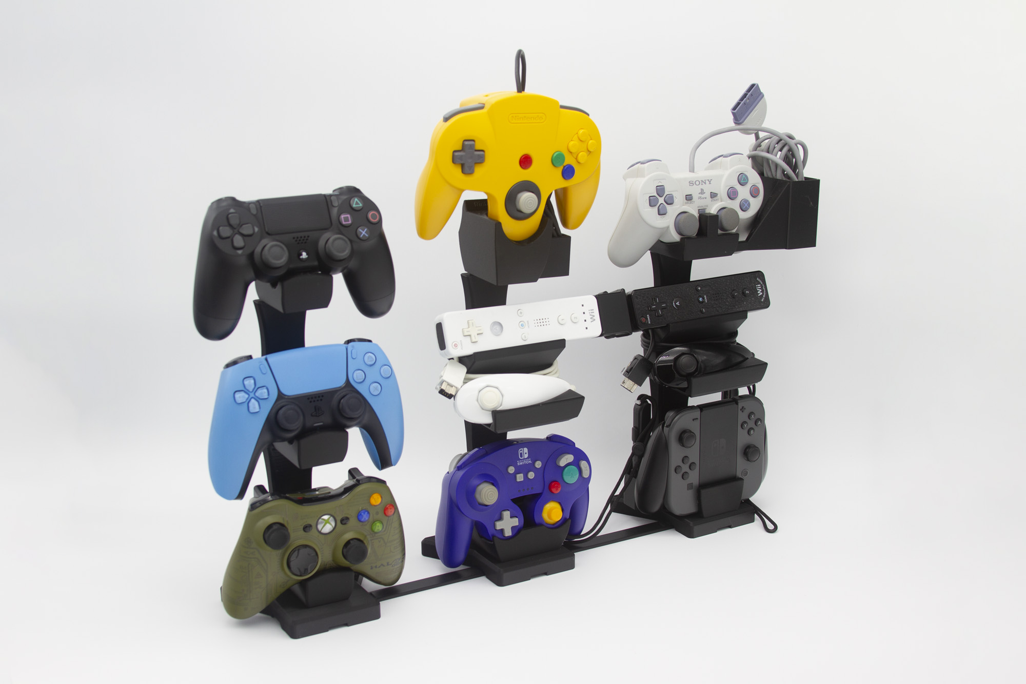 ULTIMATE MODULAR GAME CONTROLLER ORGANIZER by Replicrafts Printables