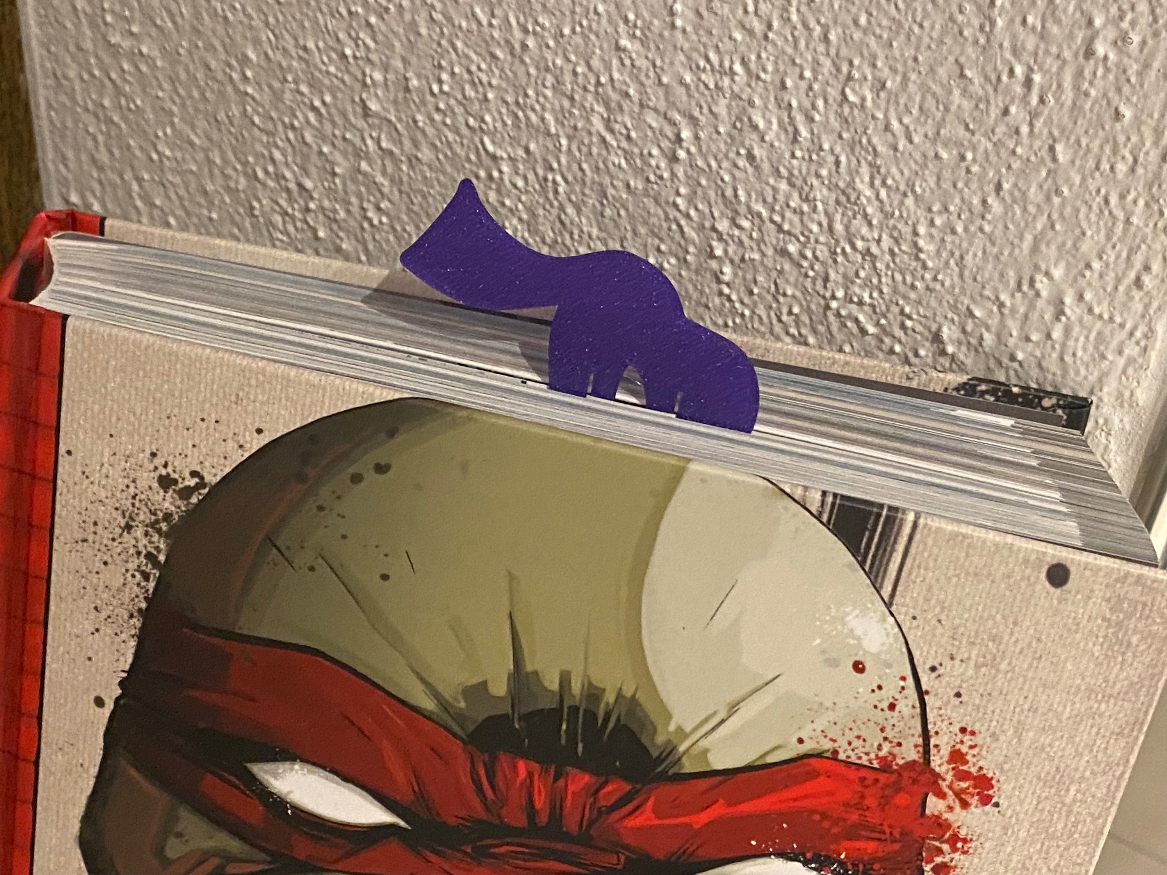 Turtles Masks Bookmark