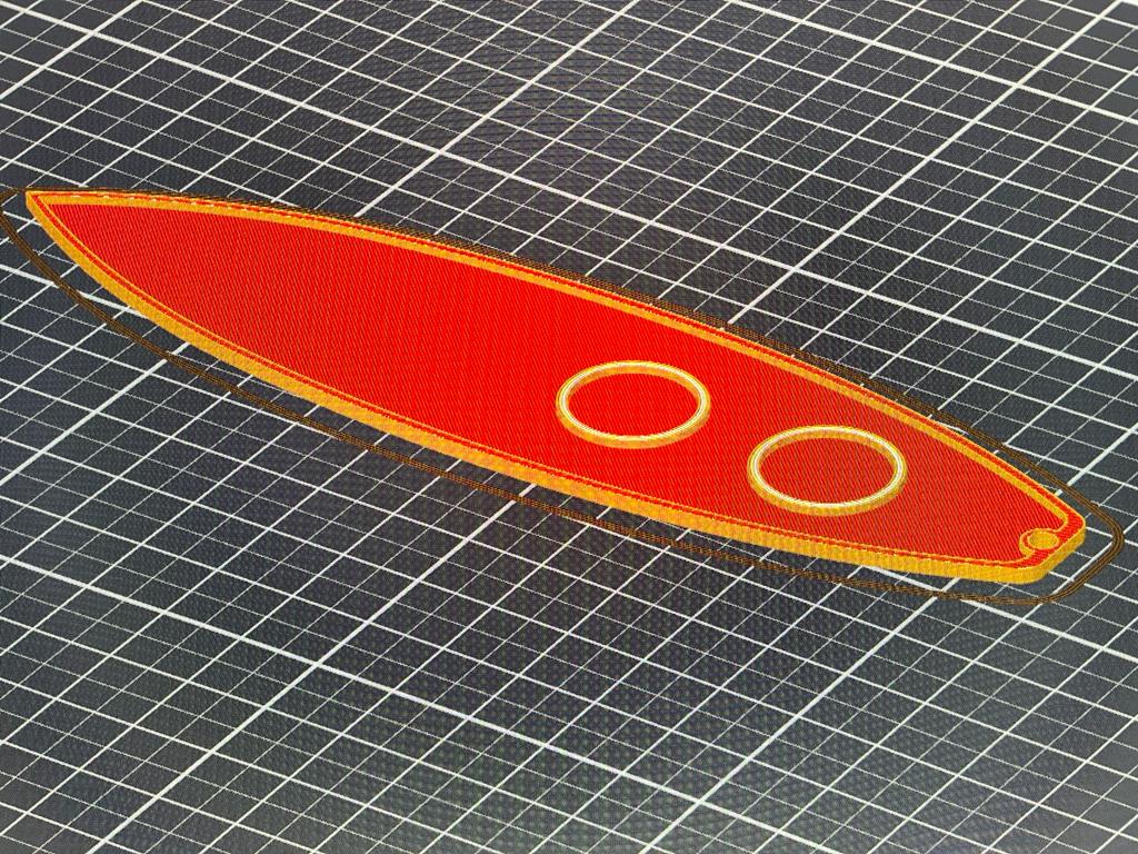 Miniatura 3 do modelo 3D Finger Surf Board