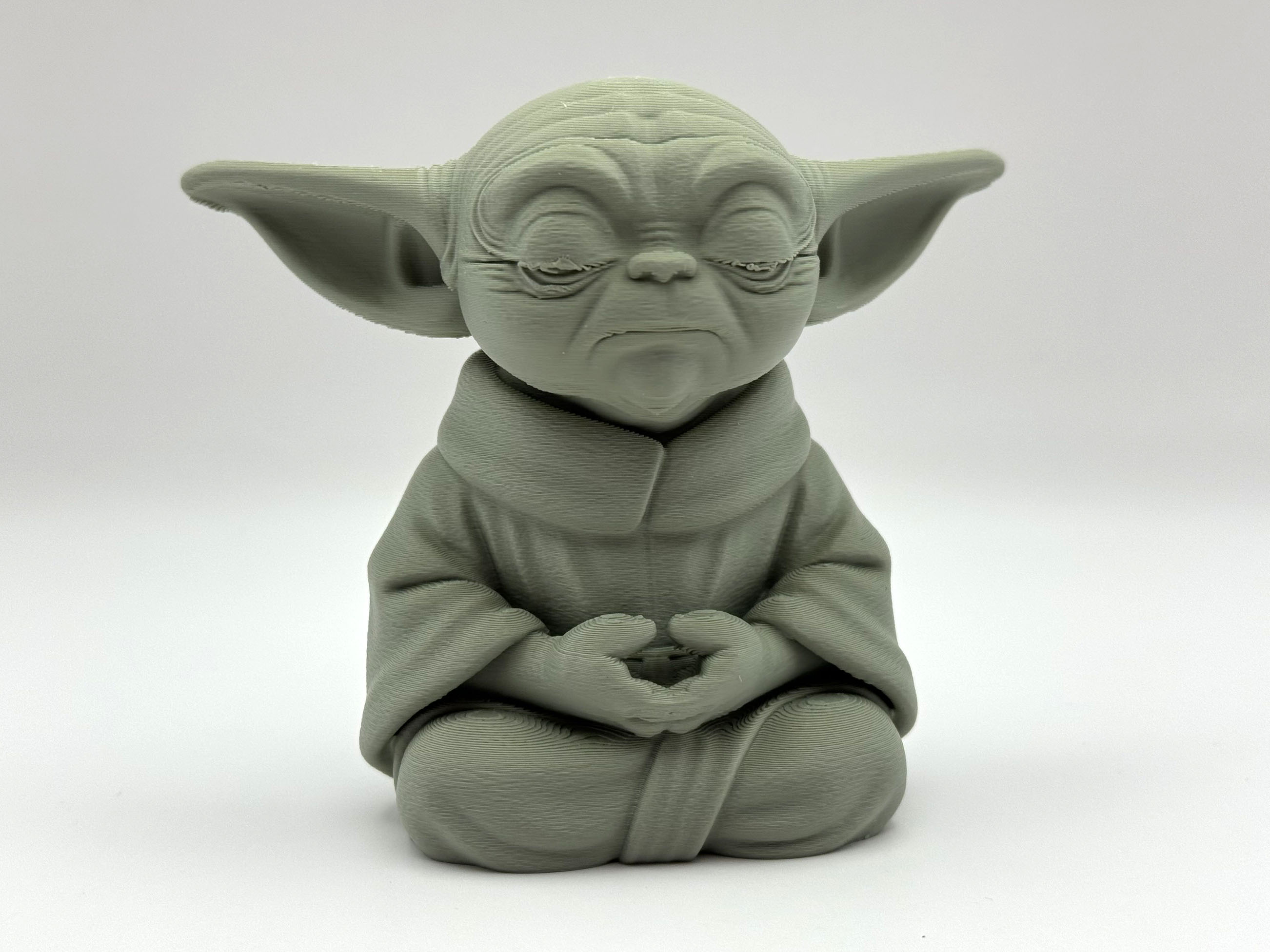 Zen Baby Yoda 3D model thumbnail