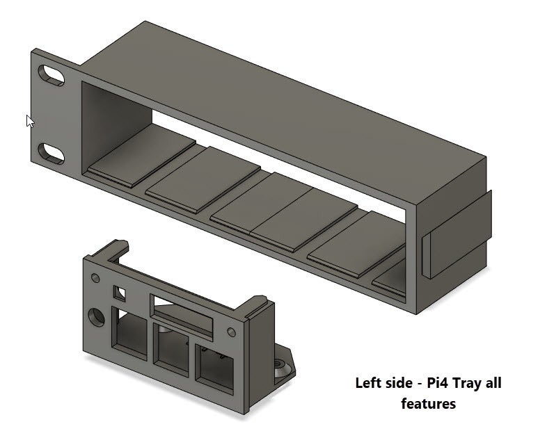 1U Raspberry Pi Rack with Moduler trays autorstwa Robert | Pobierz ...