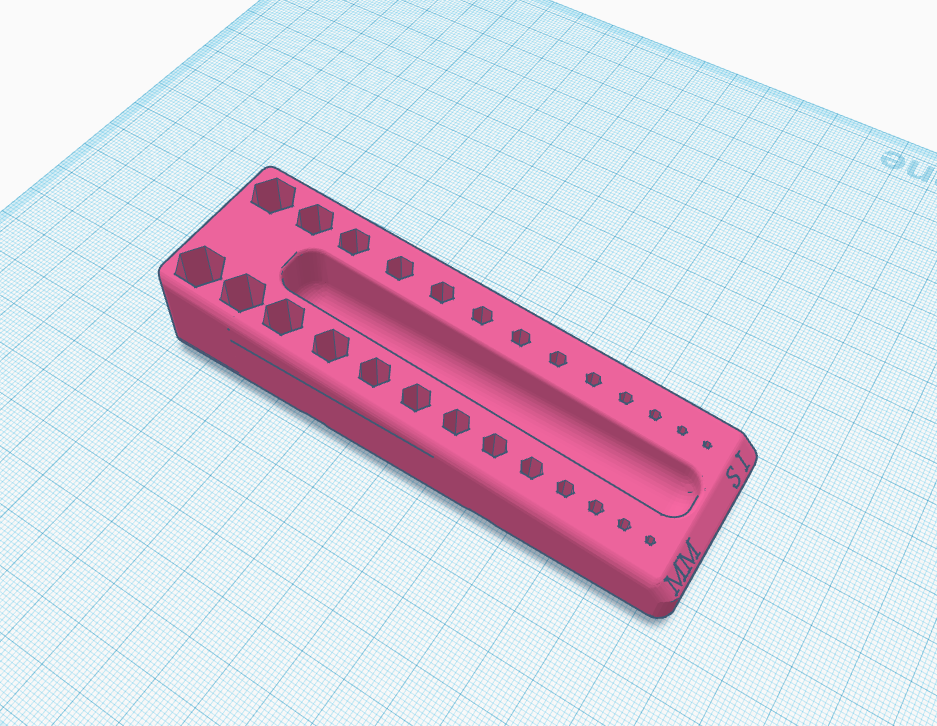 Allen Wrench Holder Gridfinity