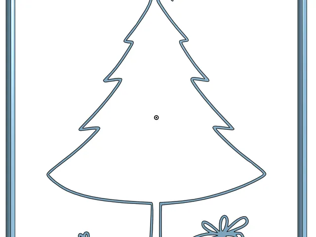 Endless christmas tree with gitfts