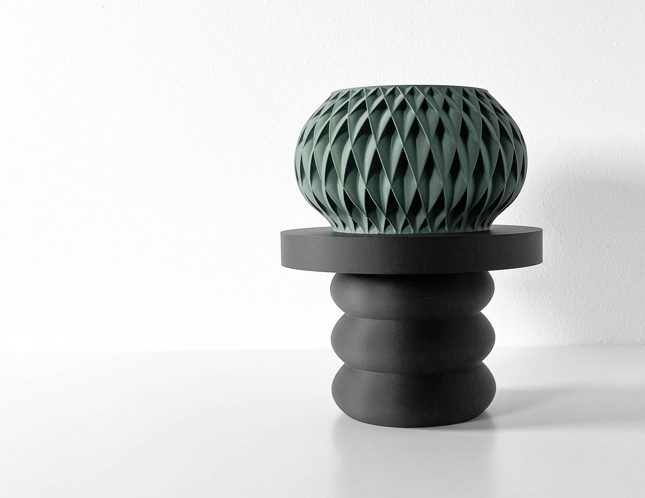 The Akir Stand for Planters, Pots, or Displays | Modern and Unique Home Decor | STL File