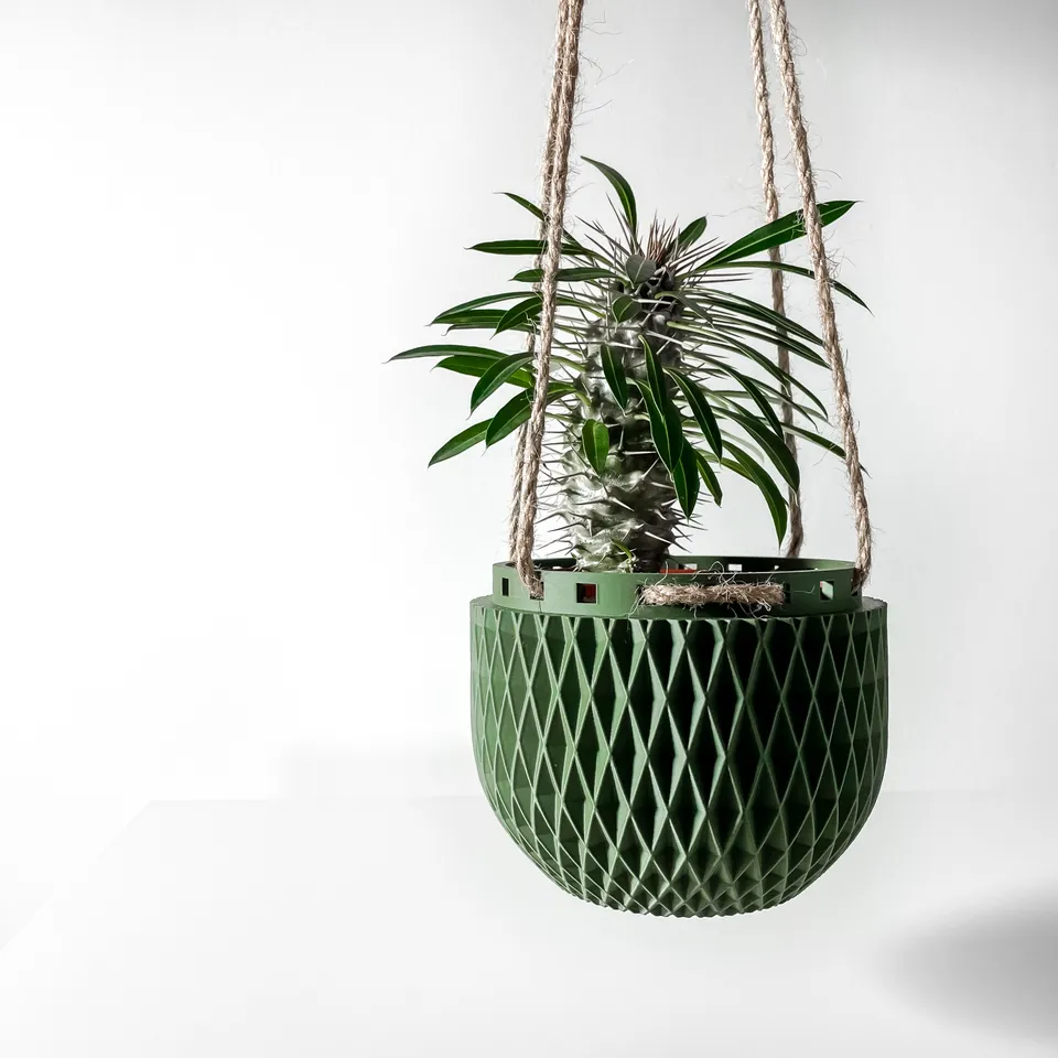 The Dex Hanging Planter Pot | Modern and Unique Home Decor for Plants and  Succulents | STL File by MODERN MACHINE | Download STL model |  Printables.com