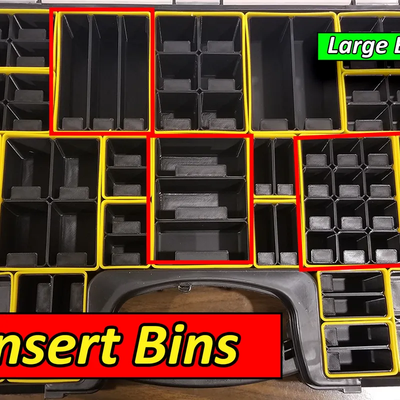 Harbor Freight Parts Bin Inserts - Small Boxes by TheMakerSphere, Download  free STL model