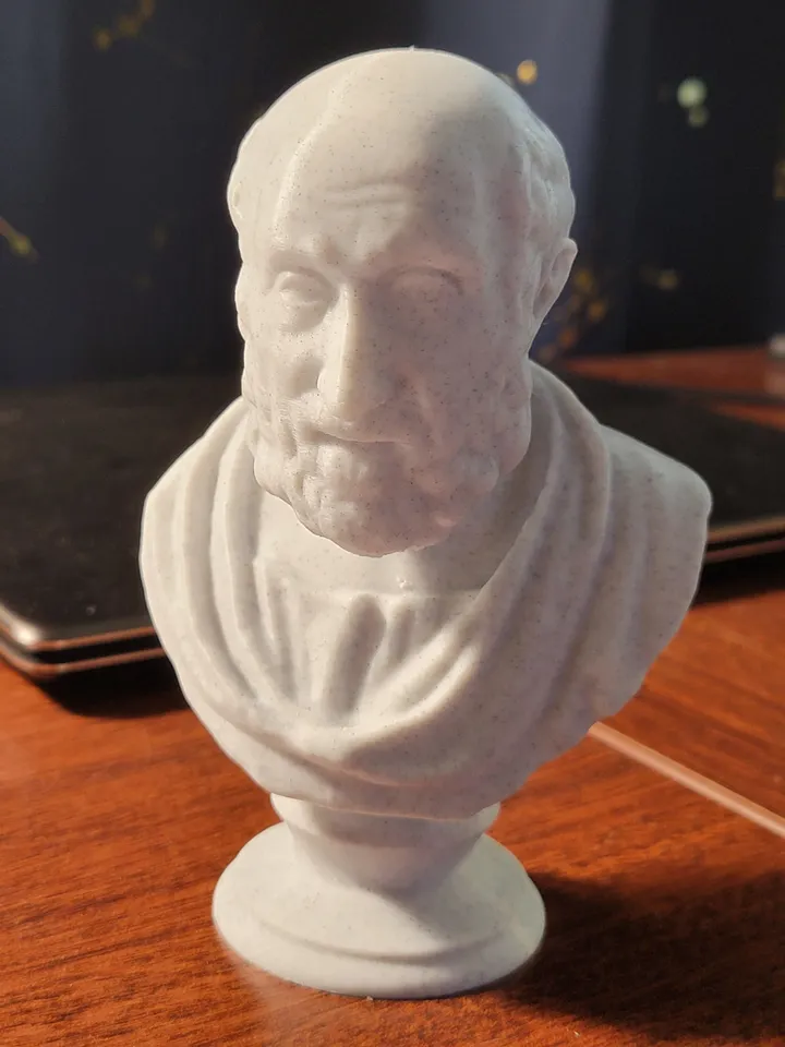 Bust of Hippocrates by The Vintage Scientist | Download free STL