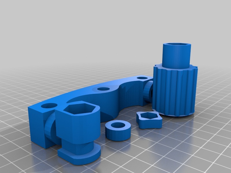 Micro adjuster for router edge guide by Steffen Download free STL model